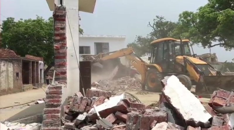 vikas-dubey-house-demolished-kanpur